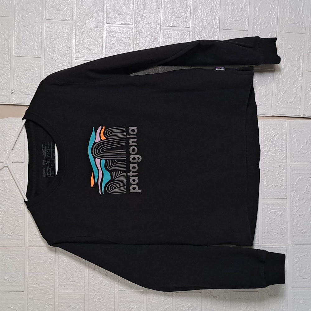 RARE Patagonia Fitz Roy Boulders Uprisal Crewneck Sweatshirt M